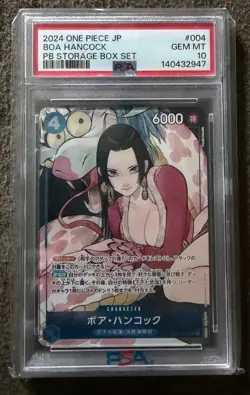 2024 One Piece Boa Hancock #004 PB Storage Box Set Japanese PSA 10 - Image 3