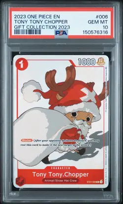 2023 ONE PIECE GIFT COLLECTION 2023 #006 TONY TONY CHOPPER PSA 10 - Image 1