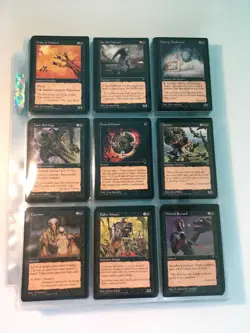MTG Vintage CARD LOT Visions LP Magic the Gathering Cards! 1996 - Image 1