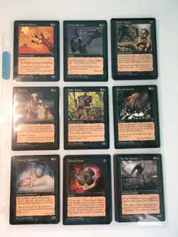 MTG Vintage CARD LOT Visions LP Magic the Gathering Cards! 1996 - Image 3