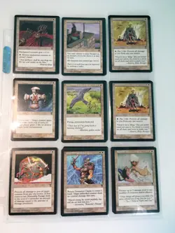 MTG Vintage CARD LOT Visions LP Magic the Gathering Cards! 1996 - Image 5