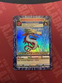 Digimon Digi-Battle Series 3 Megaseadramon BO-146 Holo Foil 2000 Bandai Card - Image 1