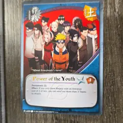 Naruto CCG Power of the Youth Mission Card 1st Edition Rare NM #us020 - Image 1