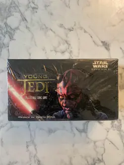 Young Jedi MENACE OF DARTH MAUL Collectible Card Game CCG TCG Factory Sealed Box - Image 1