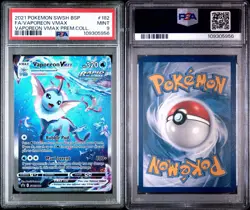 Pokemon Card | PSA 9 Vaporeon VMAX SWSH182 2021 Black Star Promo Premium Alt Art - Image 3