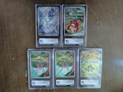 Pokemon 5 Card CGC 10 Lot - Image 1