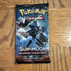 Pokemon TCG Burning Shadows Sealed Booster Pack 10 Cards English - Image 1