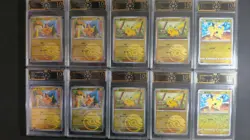 OCD 10 Pristine Pikachu 10x Set Simplified Chinese Pokemon Cards GL15 - Image 1
