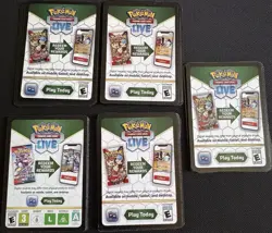 50 Pokemon TCG Live Code Cards Scarlet & Violet Lot - Image 1