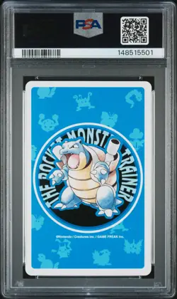 1998 POKEMON BLUE VERSION PLAYING CARDS KING OF HEARTS #057 PRIMEAPE PSA 9 - Image 2