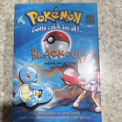 Pokemon TCG Blackout Theme Deck 60 Cards English 1999 WOTC - Image 1