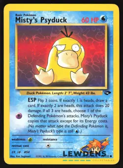 Misty's Psyduck - 90/132 - Common - Gym Challenge - Pokemon Card - Image 1
