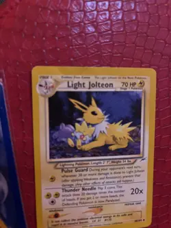 Pokemon TCG Light Jolteon Neo Destiny Card 48/105 - Image 2