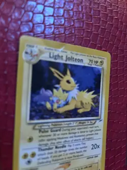Pokemon TCG Light Jolteon Neo Destiny Card 48/105 - Image 4