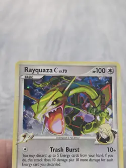Pokemon Rayquaza C LV.73 SP Holo Rare Supreme Victors 8/147 Card 2009 - C708 - Image 2