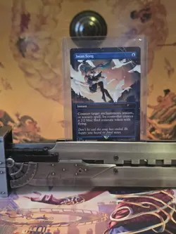 Swan Song Hatsune Miku Secret Lairs Borderless Card NM MTG Condition - Image 1