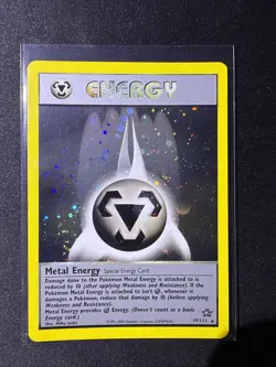 Pokemon Card - Metal Energy Neo Genesis 19/111 Holo Rare NM - Image 1