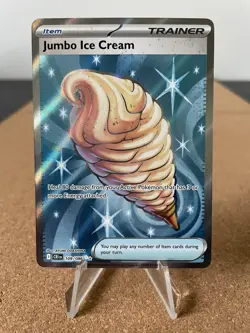 Jumbo Ice Cream 2026 Pokemon Chaos Rising Ultra Rare Trainer Card 109/086 NM - Image 1