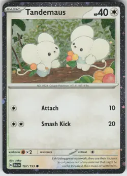 Pokemon Tandemaus (Cosmos Foil) Promo Miscellaneous Cards & Products 167/193 NM - Image 1