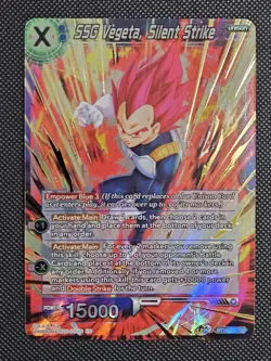 SSG Vegeta Silent Strike BT16-022 SR Foil Dragon Ball Super Card Game | NM - Image 1
