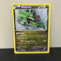 Pokemon Rayquaza XY64 Promo with Cosmos Holo - NM Pokemon Card - Image 1