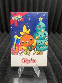 Torchic - Cracked Ice Holo - Christmas Card Database - Pokemon NM - Image 1