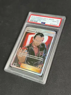 PSA 10 Giovanni's Exile Hidden Fates Full Art Trainer 67/68 Pokemon Card English - Image 2