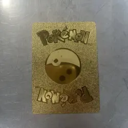 Celebi VMAX Gold Tone Foil Pokemon Card Fan Art Display Card HP310 - Image 2
