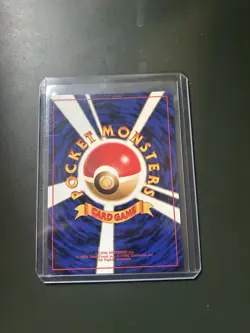 Pokemon TCG Blastoise Japanese Holo Rare Vintage Old Back Card - Classic Pokemon - Image 2