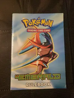 Ex Emerald Pokemon Trading Card Game TCG Rulebook and Cardlist 2005 Nintendo - Image 2