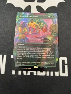 Foil Secret Lair Kindred Summons x1 Magic Cards MTG - Image 1