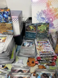 Pokemon TCG Prismatic Evolutions Lot ETB All Hits Promo Cards And Sealed Packs! - Image 3