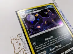 Umbreon COSMOS HOLO Black Star Promo card SWSH129 Pokemon SWSH 2021 LP - Image 5