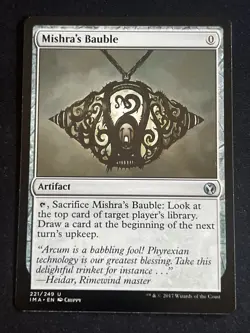 1x Mishra's Bauble (221) Iconic Masters NM MTG Magic the Gathering x1 MKE - Image 1