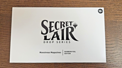 MTG Secret Lair Monstrous Magazines Rainbow Foil Edition Pack SEALED - Image 1