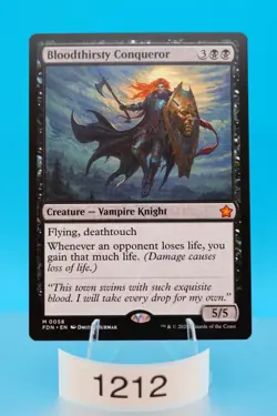 MTG Bloodthirsty Conqueror Foundations Regular #58 - Image 1