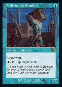 Rishadan Dockhand (Retro) [Modern Horizons 2] Magic MTG - Image 1