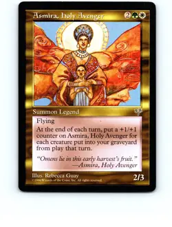 Asmira, Holy Avenger Multi R Mirage MTG Near Mint or Better - Image 1
