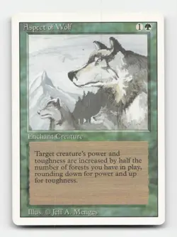 Aspect of Wolf Revised Edition # Magic the Gathering Rare - Image 1