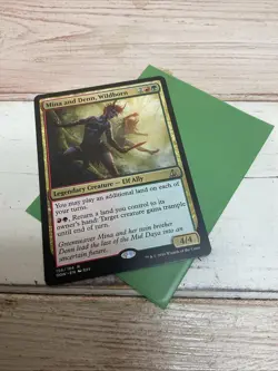 Magic The Gathering Mina And Denn, Wildborn, Legendary Creature + Sleeve - Image 1