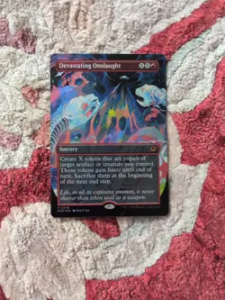 Devastating Onslaught - Edge of Eternities Borderless Foil - Image 1