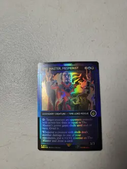 1x The Master, Mesmerist Showcase Universes Beyond: Doctor Who Foil #544 MTG NM - Image 1