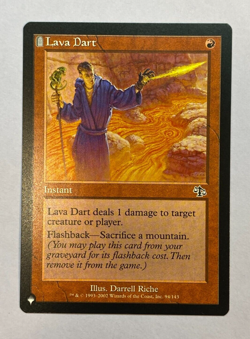 MTG - Lava Dart - NM - The List - Mystery Booster 2 - Image 1