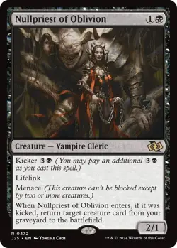 NM Nullpriest of Oblivion, MTG, Foundations Jumpstart, Magic the Gathering, 472 - Image 1