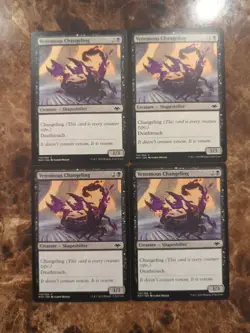 Venomous Changeling x4 MTG Modern Horizons Black Common Creature NM - Image 1