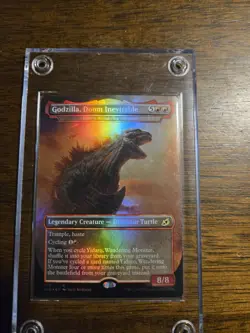MTG Godzilla Doom Inevitable Foil Card Ikoria: Lair of Behemoths NM - Image 1