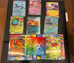 Pokemon TCG JUMBO PROMO card Lot: Charizard Ex, Blastoise 151 And More!!!! - Image 1