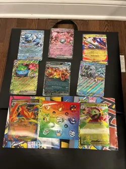 Pokemon TCG JUMBO PROMO card Lot: Charizard Ex, Blastoise 151 And More!!!! - Image 5