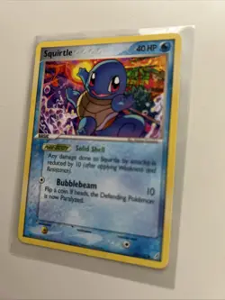 Pokemon Squirtle Water TCG Card 64/100 Crystal Guardians Regular - Image 1