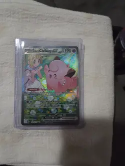 Pokemon TCG Lillie's Clefairy EX Journey Together Sir Card 184/159 NM Condition - Image 1